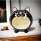 Ceramic Halloween Decor Black Cat Candy Bowl or Key Holder, Home Room Decoration